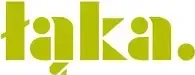 The image shows the word taka. in bold, lowercase, green stylized letters on a white background.