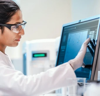 worker in lab