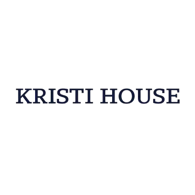 The image shows the words KRISTI HOUSE in bold,...